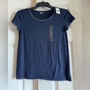 GAP Girls,  Navy Blue Short Sleeve Tee, SZ L, NWT